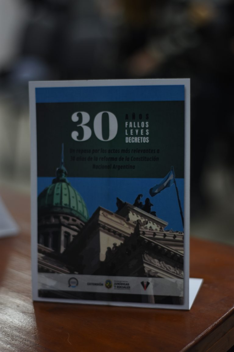Presentación del Libro “30 años. Fallos, Leyes y Decretos” a 30 años de la reforma constitucional